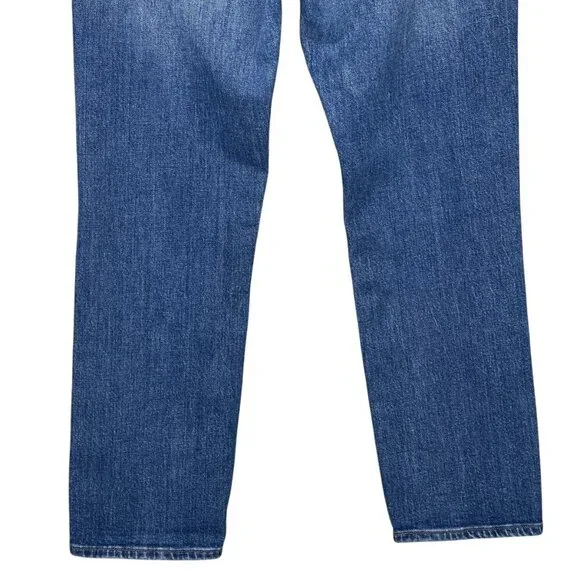 Madewell Straight Jeans 27 High Rise Crop Denim Casual Fall Wardrobe Staple Blue - Picture 6 of 7